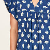 Belem Dress - Indigo Conch