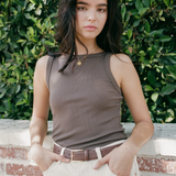 Noémie Tank - Chestnut