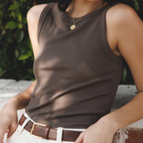 Noémie Tank - Chestnut