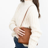 Rome Crossbody - Maple Pebble Leather