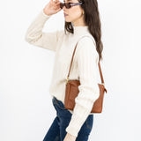 Rome Crossbody - Maple Pebble Leather
