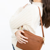 Rome Crossbody - Maple Pebble Leather