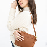 Rome Crossbody - Maple Pebble Leather