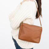 Rome Crossbody - Maple Pebble Leather
