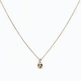 14K Dainty Circle Charm