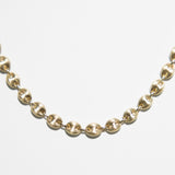 14K Satin Puffy Gucci Chain Necklace