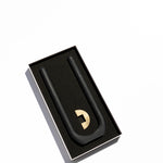 Beeswax U Candle in Black in box