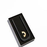 Beeswax U Candle in Black in box