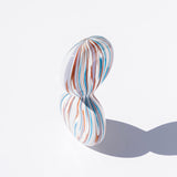 Leigh Wyatt Handblown Double Cannini Sculpture upward