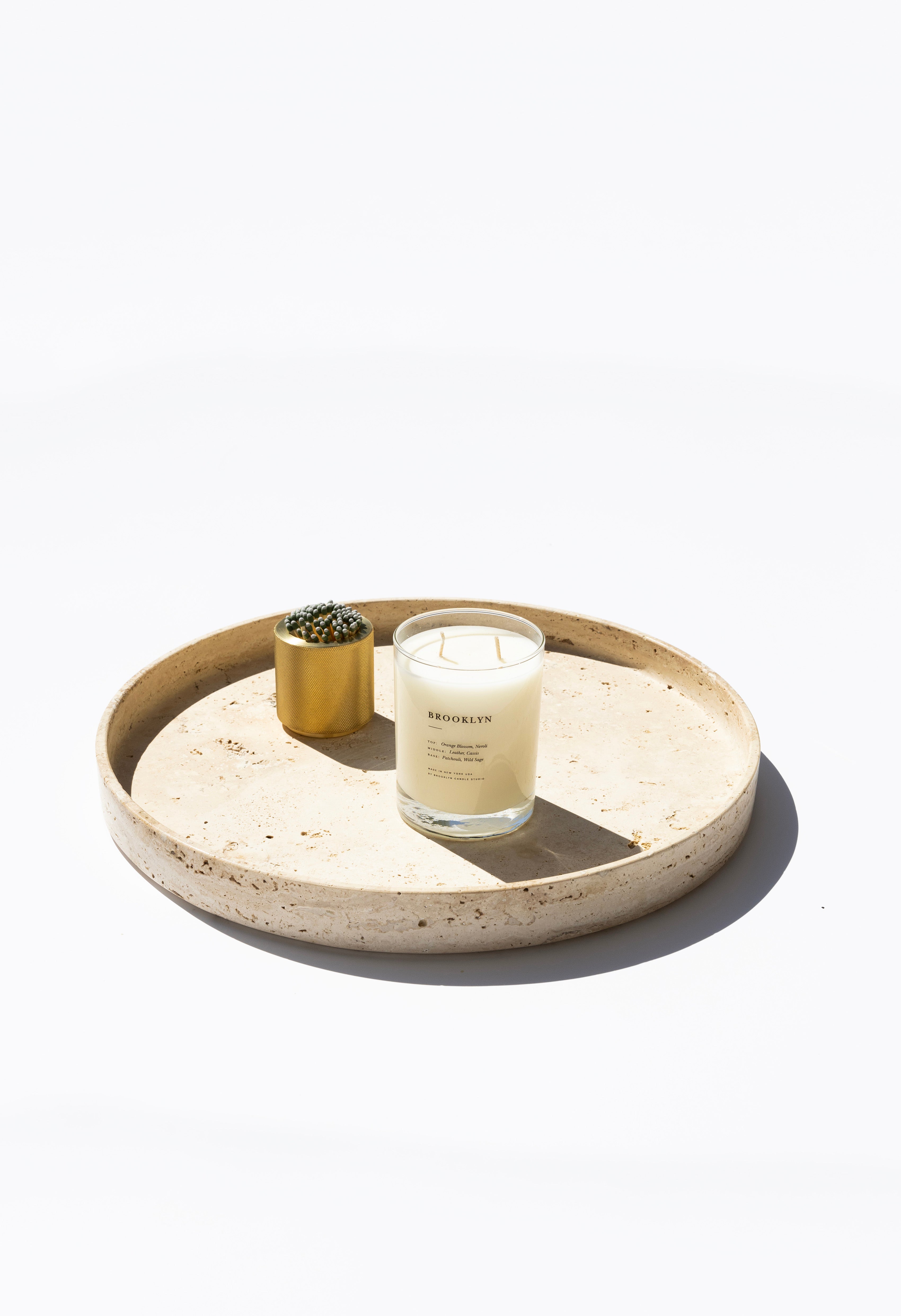 Brass Match Striker on tray