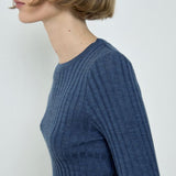 Valley Sweater - Blue Melange