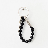 Beaded Keychain - Black