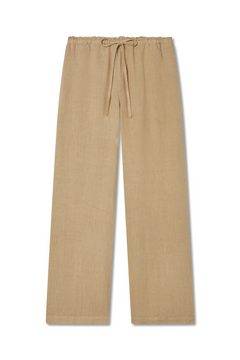 Delphine Linen Pant - Toffee