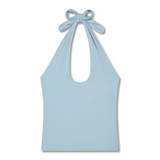 Pauline Halter Top - Baby Blue