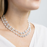 Sterling Silver Puffy Gucci Chain Necklace