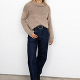 Turtleneck Long Sleeve Sweater - Nutmeg