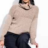 Turtleneck Long Sleeve Sweater - Nutmeg