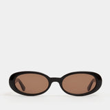 Front view of Valentina Sunglasses - Black