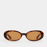 Front view of Valentina Sunglasses - Havana