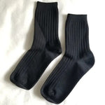 Her Socks in True Black
