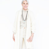 Navajo Squash Blossom Necklace on model