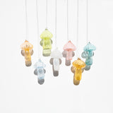 Handblown Mushroom Suncatcher