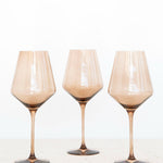 Smoke wine glasses by Estelle