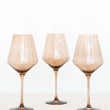 Smoke wine glasses by Estelle