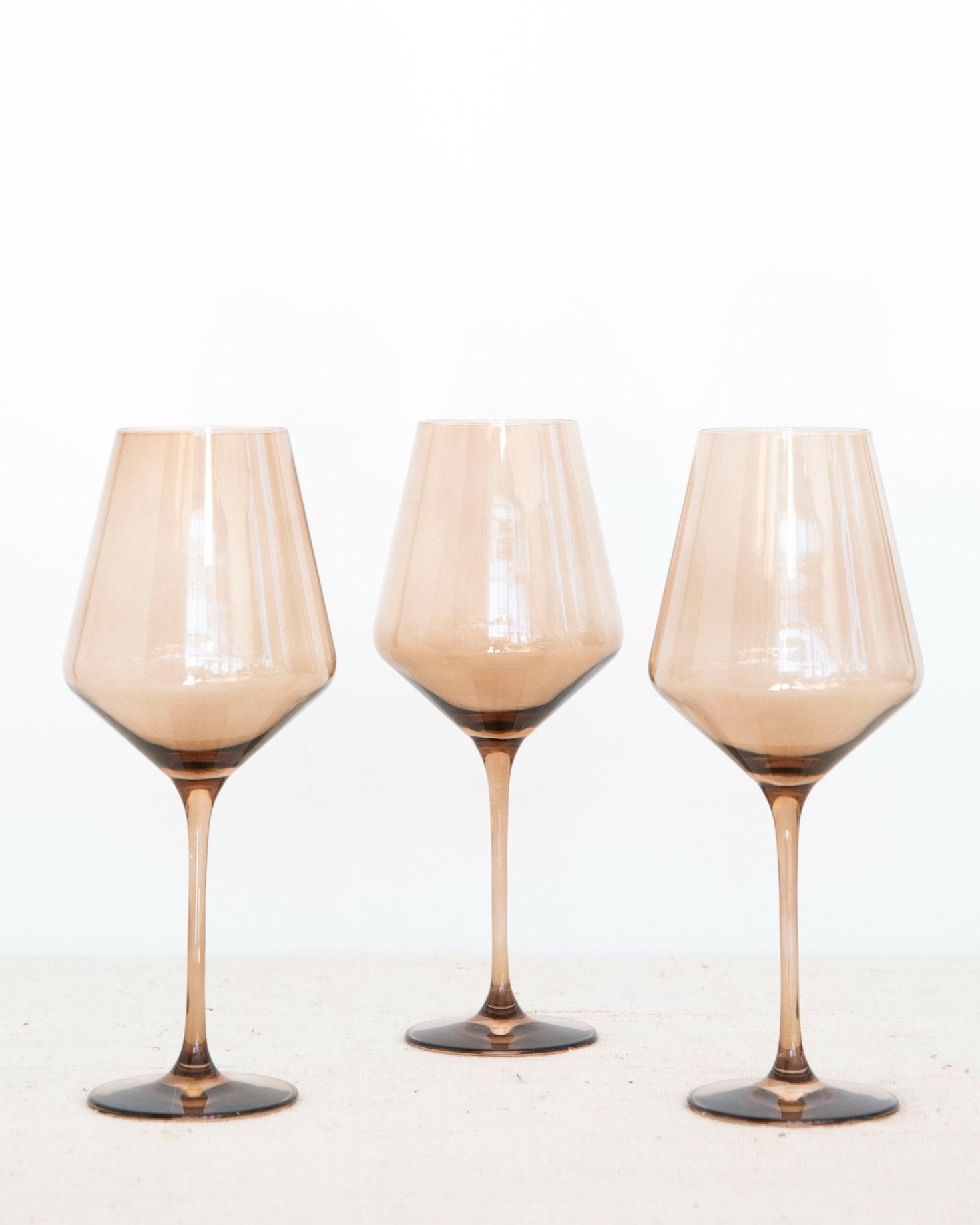 Smoke wine glasses by Estelle