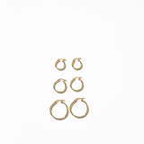 Gold Plated Tube Hoops