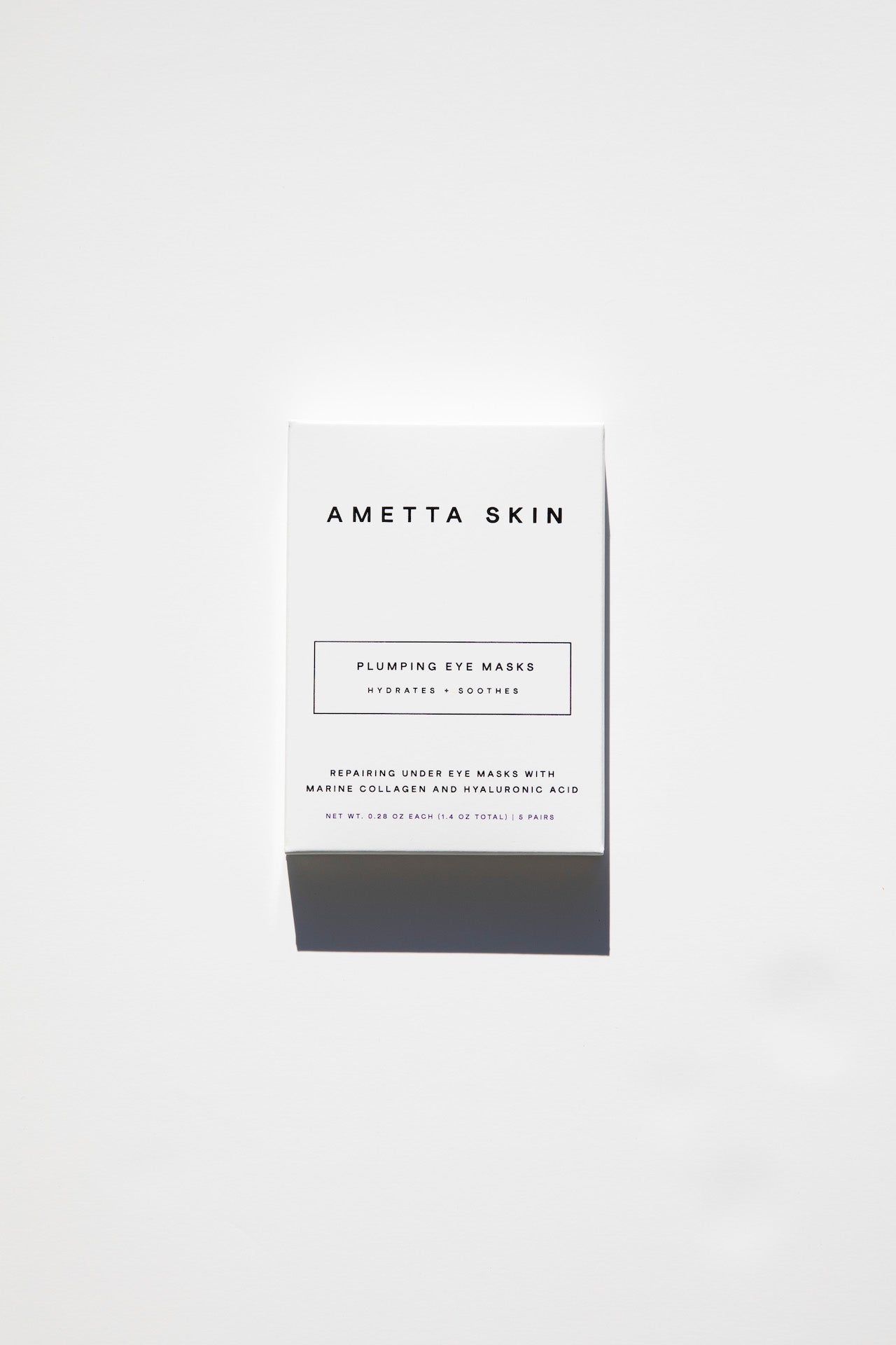 Ametta Skin Plumping Eye Mask Packaging