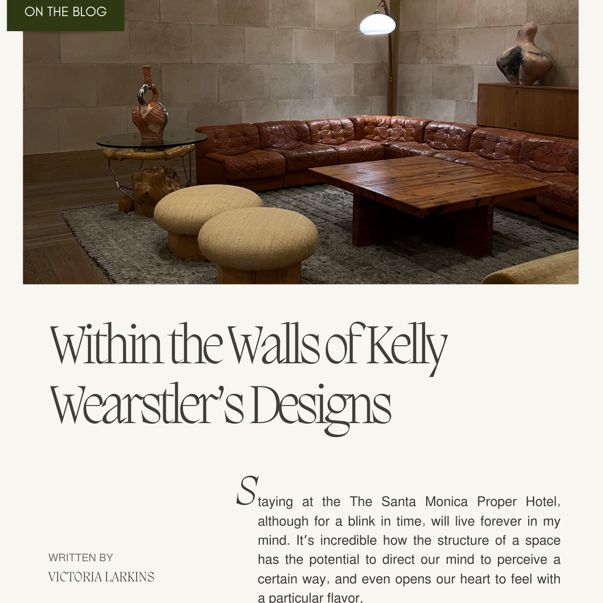 Within the Walls of Kelly Wearstler’s Designs