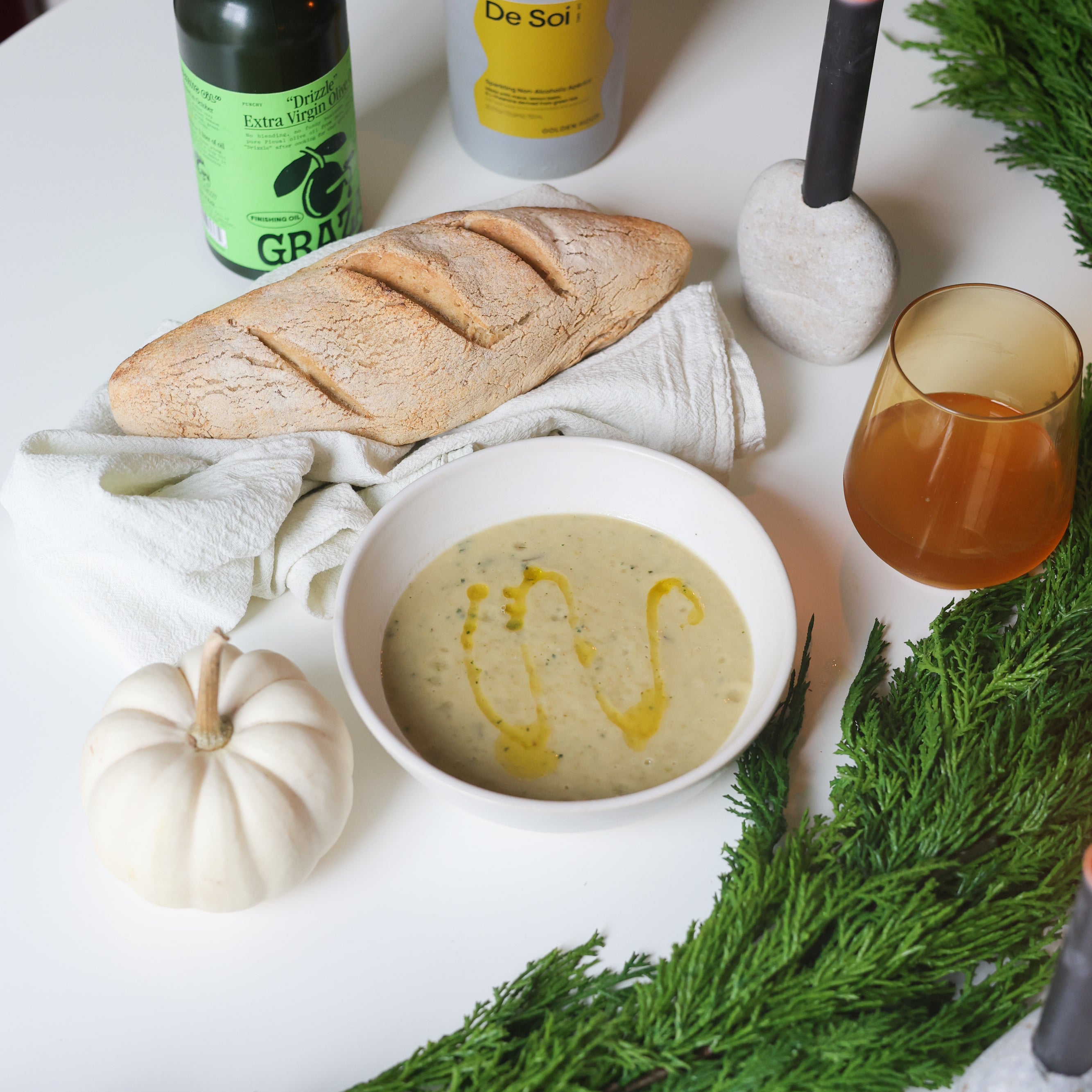 White Bean & Leek Soup
