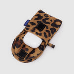 Baggu Puffy Earbuds Case in leopard, second view