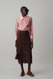 Lakshimi Skirt - Chocolate Cotton Lace