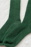 Evergreen Winter Sparkle Socks