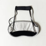 Morihata Binchotan Charcoal Eye Mask view of back that goes on eye