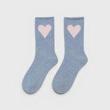 Love Cashmere Crew Socks - Denim