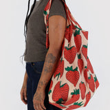 Big Baggu - Strawberry, folded