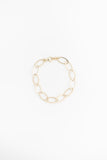 10K Gold Oval Paperclip Bracelet