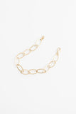 10K Gold Oval Paperclip Bracelet