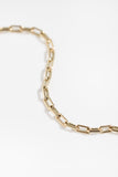 10K Gold Dainty Paperclip Bracelet