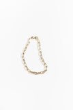 10K Gold Dainty Paperclip Bracelet