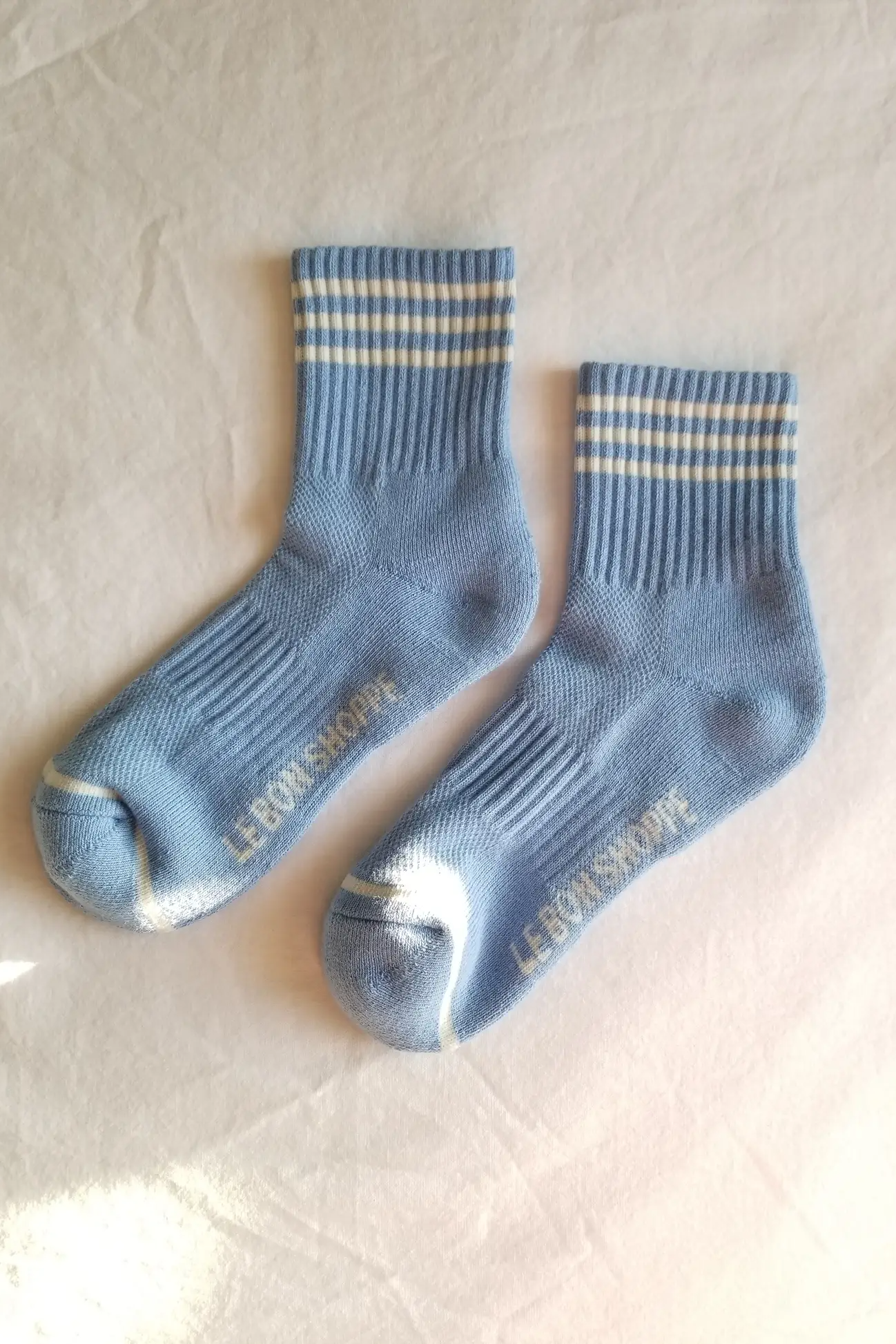 Girlfriend Socks in Parisian Blue