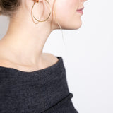 14K Gold Endless Hoop