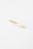 14K Diamond Row Bangle Bracelet