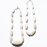 Fulani White Agate Beads