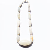 Fulani White Agate Beads
