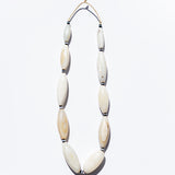 Fulani White Agate Beads