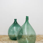 Green Glass Wine Jug